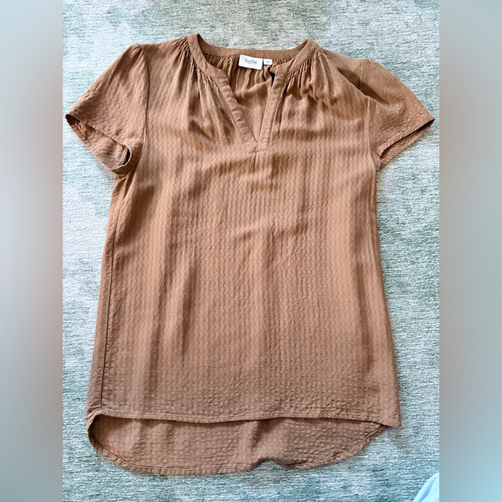 St. Tropez Brown Women's Blouse